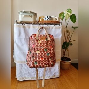 NEW Top Handled Waterproof Vinyl Print Backpack